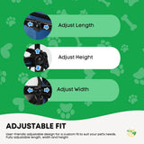 Rooster Farms Little Dog Wheelchair Small Harness - Adjustable Back Leg Aid - 45-Degree Angle