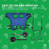 Rooster Farms Little Dog Wheelchair Small Harness - Adjustable Back Leg Aid - Low Angle