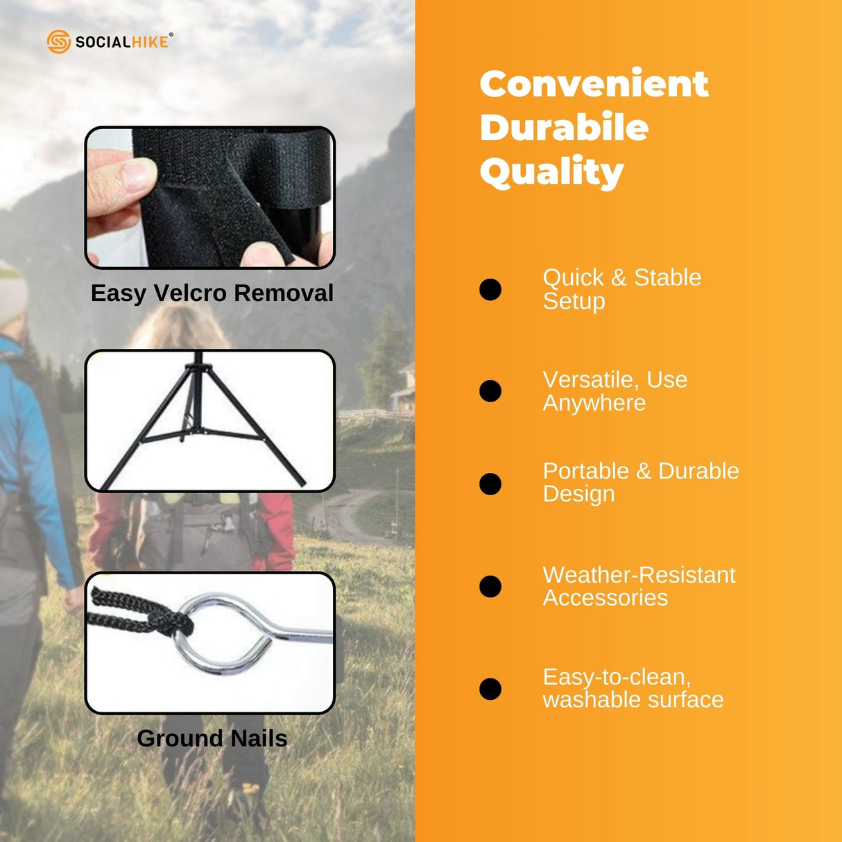 120” Portable Movie Projector Screen - Outdoor Indoor 16:9 4K Tripod Stand Case