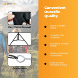 120” Portable Movie Projector Screen - Outdoor Indoor 16:9 4K Tripod Stand Case - Extra Image