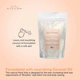 400g Wax Beads Milk - Brazilian Waxing Beans - Stripless Bikini Hair Removal - 45-Degree Angle