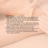 400g Wax Beads Milk - Brazilian Waxing Beans - Stripless Bikini Hair Removal - Rear View