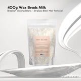 400g Wax Beads Milk - Brazilian Waxing Beans - Stripless Bikini Hair Removal