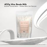400g Wax Beads Milk - Brazilian Waxing Beans - Stripless Bikini Hair Removal - Front View