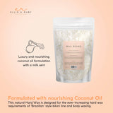 400g Wax Beads Milk - Brazilian Waxing Beans - Stripless Bikini Hair Removal - 45-Degree Angle