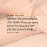 400g Wax Beads Milk - Brazilian Waxing Beans - Stripless Bikini Hair Removal - Rear View