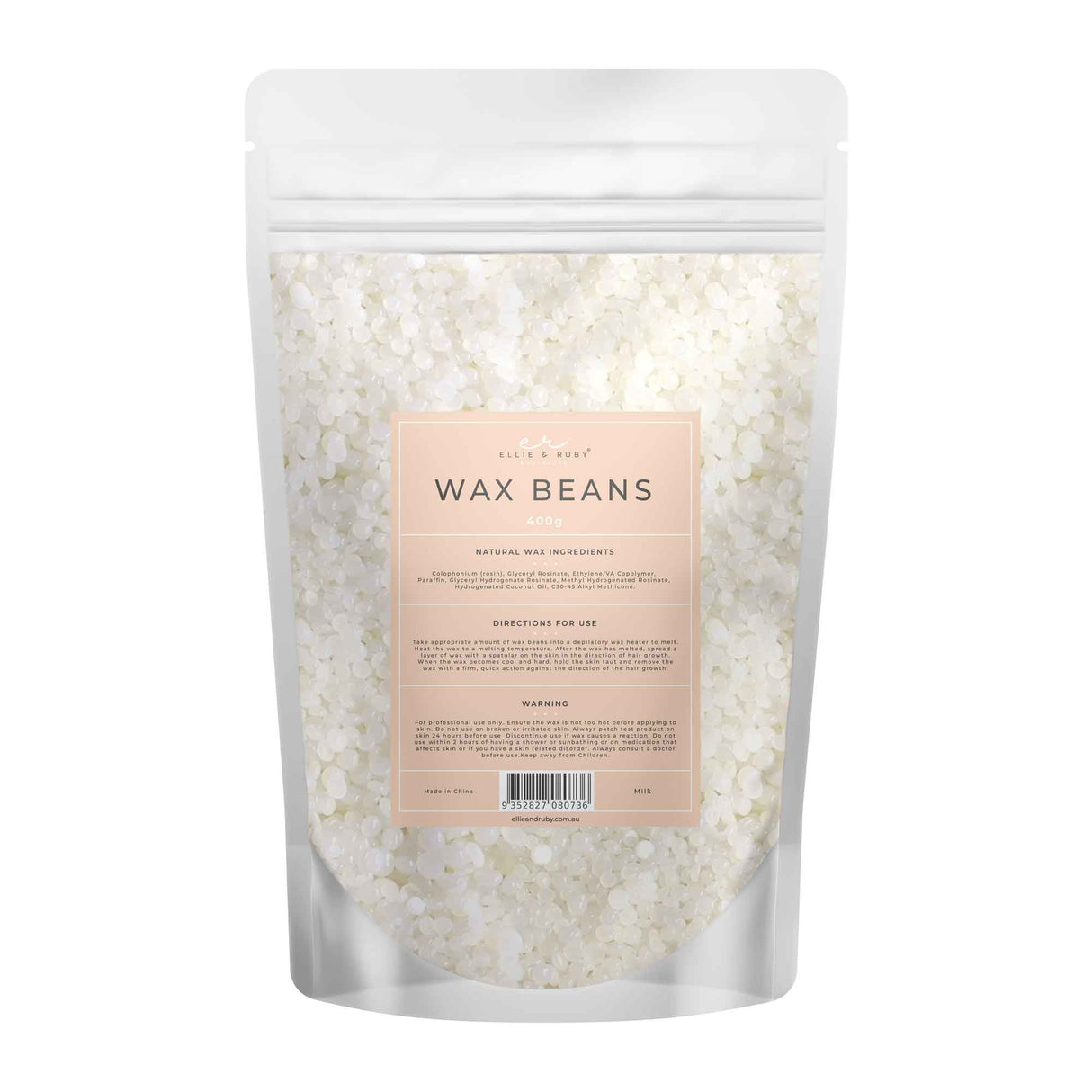 10x 400g Wax Beads Milk - Brazilian Waxing Beans - Stripless Hair Removal