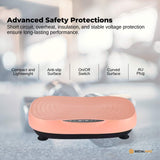 Social Hike Vibration Plate Machine - Vibrating Exercise Platform Pink - Low Angle