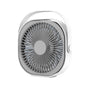 3-Speed USB 20cm Desktop Fan - Quiet Portable Lightweight Rechargeable Cooler