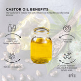 Orku 500ml Organic Castor Oil and 500ml Organic Jojoba Oil Pack - Rear View
