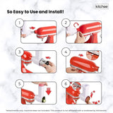 Kitchee Slicer Shredder Grater 3 Attachments - Compatible with KitchenAid Mixer - Low Angle