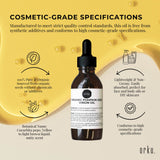 Orku 25ml Organic Pumpkin Seed Oil – Virgin Cold Pressed Unrefined Cosmetic Gr. - Top-Down View