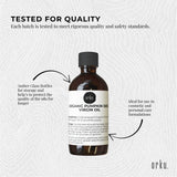 Orku 250ml Organic Pumpkin Seed Oil – Virgin Cold Pressed Unrefined Cosmetic Gr. - Rear View