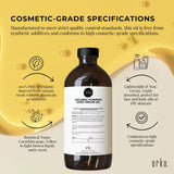 Orku 1L Organic Pumpkin Seed Oil – Virgin Cold Pressed Unrefined Cosmetic Grade - 45-Degree Angle