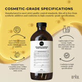 Orku 1L Organic Pumpkin Seed Oil – Virgin Cold Pressed Unrefined Cosmetic Gr. - 45-Degree Angle