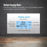 LiitoKala Lii-M4 Smart Battery Charger LCD - 4-Slot USB for 18650 AA AAA Li-ion - Close-Up Angle