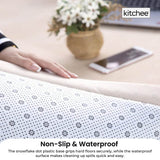 Kitchee Kids Foam Floor Play Mat 150x200cm – Padded Thick Soft Tatami Style Cream - Top-Down View