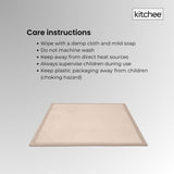Kitchee Kids Foam Floor Play Mat 150x200cm – Padded Thick Soft Tatami Style Cream - Extra Image