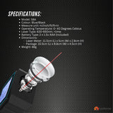 Tooleroo 40m Digital Laser Distance Measurer - LCD Area Volume Meter Tool - Low Angle