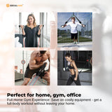 Social Hike Resistance Band Set with Handles - 11pcs Home Workout Kit 4.5-68kg - Top-Down View