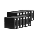 10x Kitchee Foldable Bed Sheet Storage Box – Linen & Closet Organiser Black