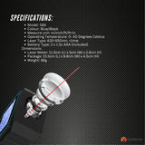 Tooleroo 70m Digital Laser Distance Measurer - LCD Area Volume Meter Tool - Low Angle