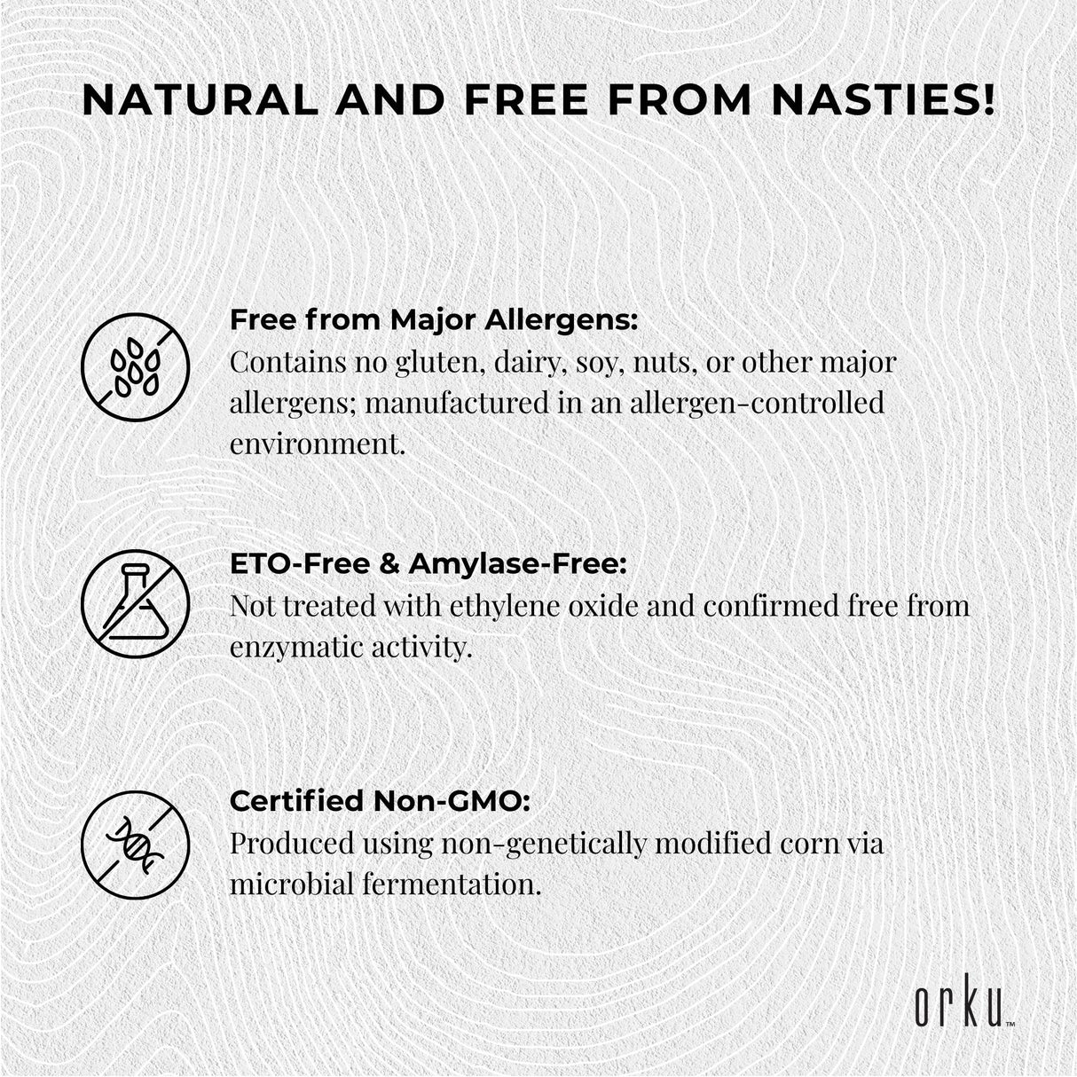 Orku 400g Xanthan Gum Thickener Pure Fine Powder 200 Mesh FCC E415 Food Additive