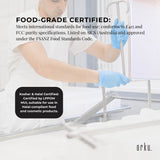 Orku 2Kg Xanthan Gum Thickener Pure Fine Powder 200 Mesh FCC E415 Food Additive - Rear View