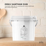 Orku 3Kg Xanthan Gum Thickener Pure Powder 200 Mesh FCC E415 Food Additive TUB - Front View