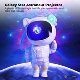 Social Hike Galaxy Star Projector - Colour LED Astronaut Night Light and Remote - Front View