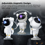 Social Hike Galaxy Star Projector - Colour LED Astronaut Night Light and Remote - 45-Degree Angle