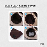 Orku 3D Foot Massager Machine - Home Heat Massage Kneading Air Compression Gold - Rear View