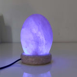 USB Colour Changing Egg Shape Himalayan Pink Salt Lamp Color Change LED Light - Extra Image