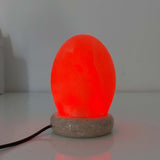 USB Colour Changing Egg Shape Himalayan Pink Salt Lamp Color Change LED Light - Extra Image
