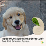 Rooster Farms Indoor Ultrasonic Bark Control Unit - Dog Bark Deterrent Device - Front View