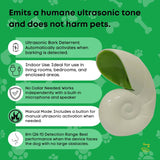 Rooster Farms Indoor Ultrasonic Bark Control Unit - Dog Bark Deterrent Device - Side View