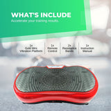 Red Vibration Machine Platform - Exercise Vibrating Plate - Whole Body Workout - Extra Image
