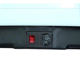 Black Vibration Machine Platform - Exercise Vibrating Plate - Whole Body Workout - Top-Down View
