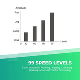 Social Hike White Vibration Machine Platform - Exercise Plate Whole Body Workout - Low Angle