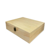 74 Slots Essential Oils Storage Box - Wooden 1-Tier Bottle Holder - Low Angle
