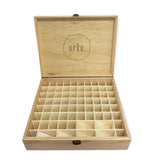 74 Slots Essential Oils Storage Box - Wooden 1-Tier Bottle Holder - Extra Image