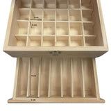 59 Slots Essential Oils Storage Box - Wooden 3-Tier Bottle Holder