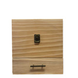 59 Slots Essential Oils Storage Box - Wooden 3-Tier Bottle Holder - Low Angle