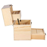 59 Slots Essential Oils Storage Box - Wooden 3-Tier Bottle Holder - Extra Image