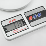 Klika Digital Kitchen Scales 10kg / 1gm Electronic Food Scale - Top-Down View