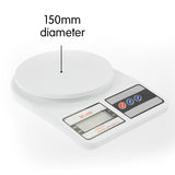 Klika Digital Kitchen Scales 10kg / 1gm Electronic Food Scale - 45-Degree Angle