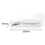Klika Digital Kitchen Scales 10kg / 1gm Electronic Food Scale - Rear View
