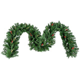 Christabelle 3.05m Christmas Garland with Berries Pine Tree Decoration Ornament - Front View