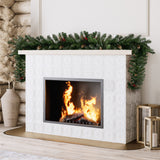 Christabelle 2.7m Christmas Garland with Pine Cones & Berries Pine Tree Decoration Ornament - Rear View