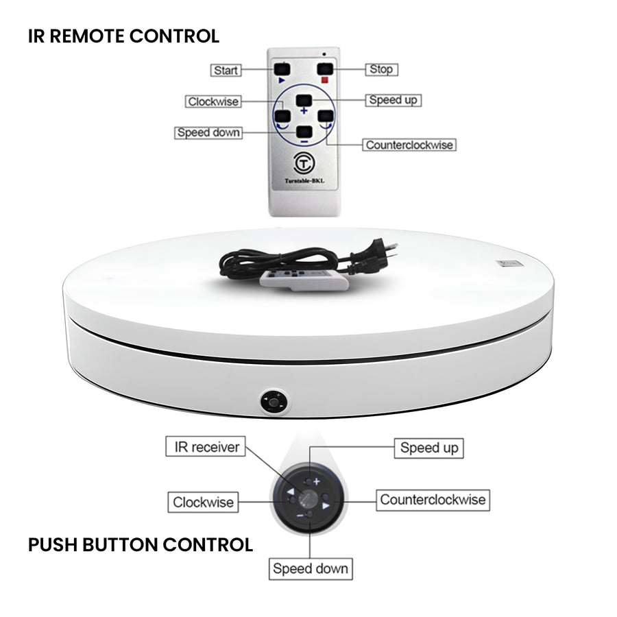Christabelle 60cm 100kg Commercial-grade Electric Display Turntable Christmas